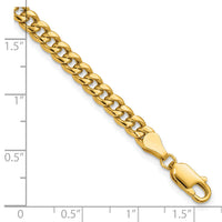 14k 4.5mm Semi-Solid Miami Cuban Chain-BC200-7