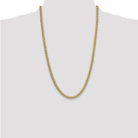 14k 5.25mm Semi-Solid Miami Cuban Chain-BC201-26