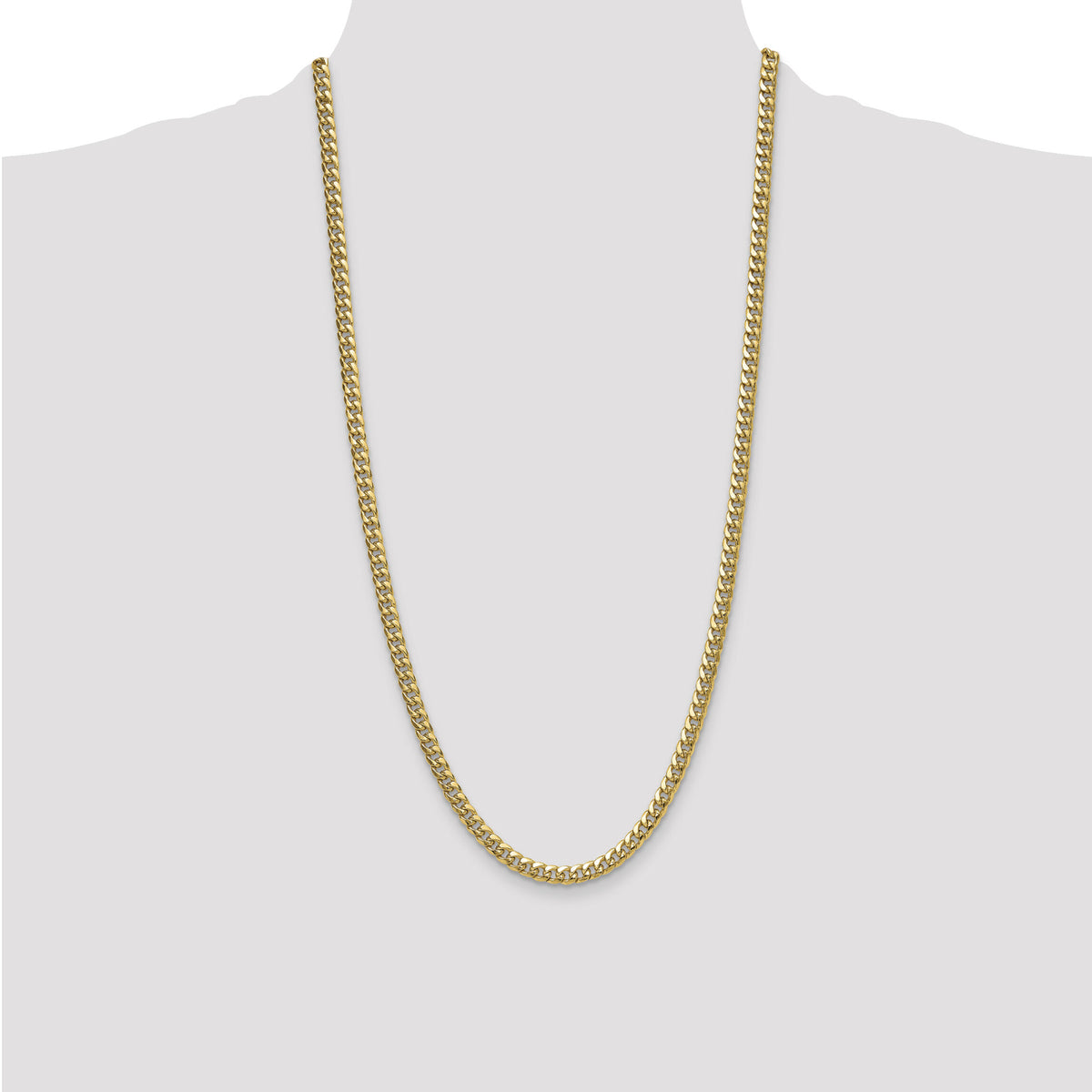 14k 5.25mm Semi-Solid Miami Cuban Chain-BC201-28
