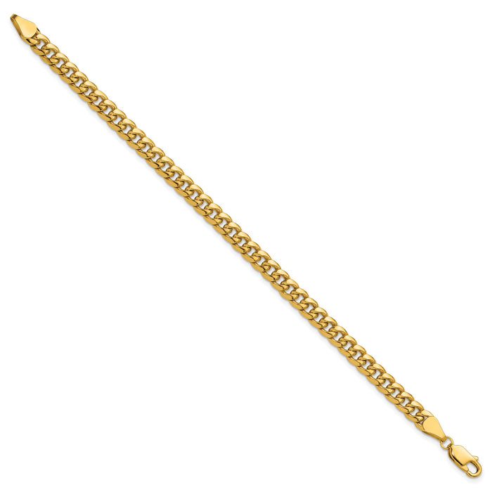 14k 5.25mm Semi-Solid Miami Cuban Chain-BC201-9