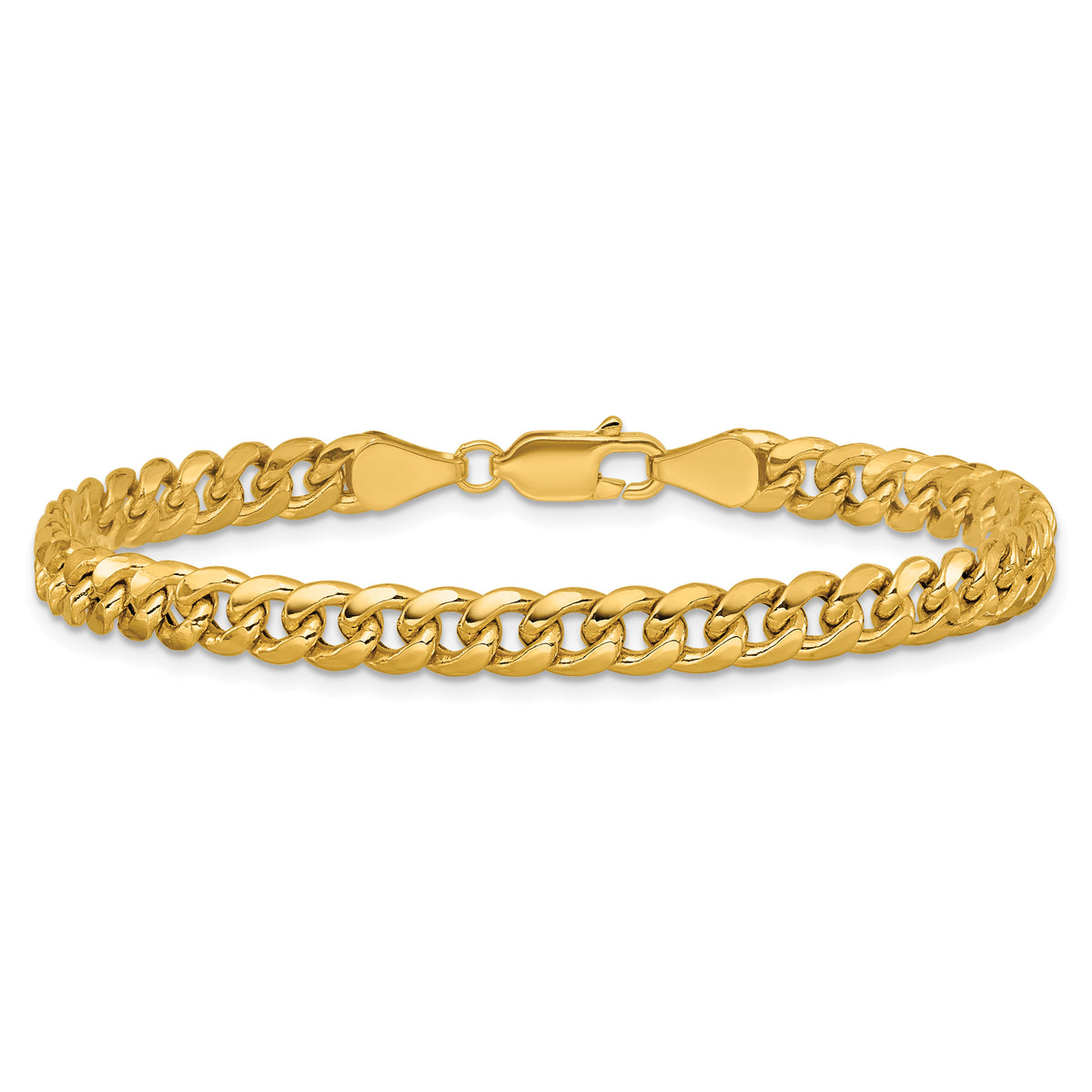 14k 5.25mm Semi-Solid Miami Cuban Chain-BC201-9