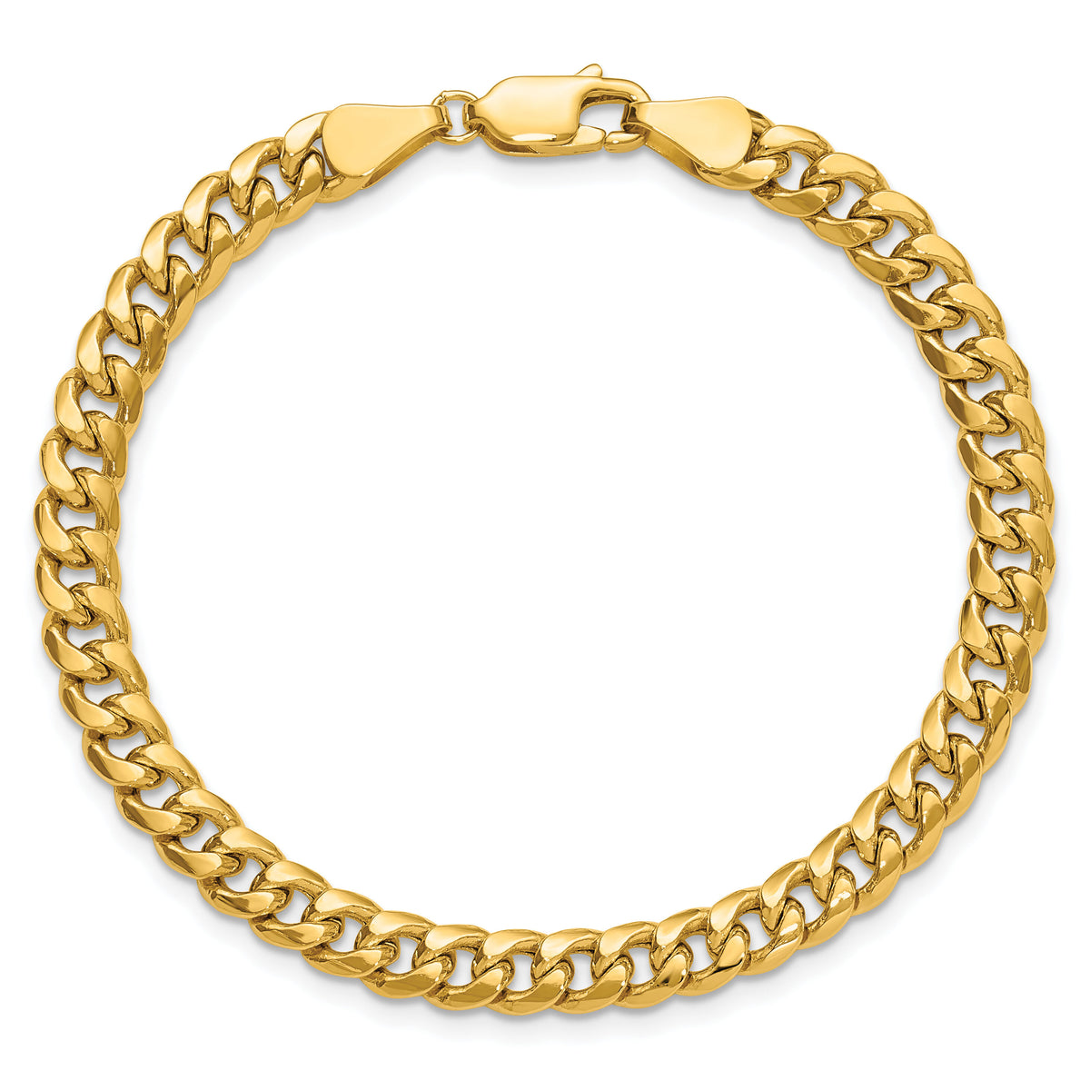 14k 5.25mm Semi-Solid Miami Cuban Chain-BC201-9