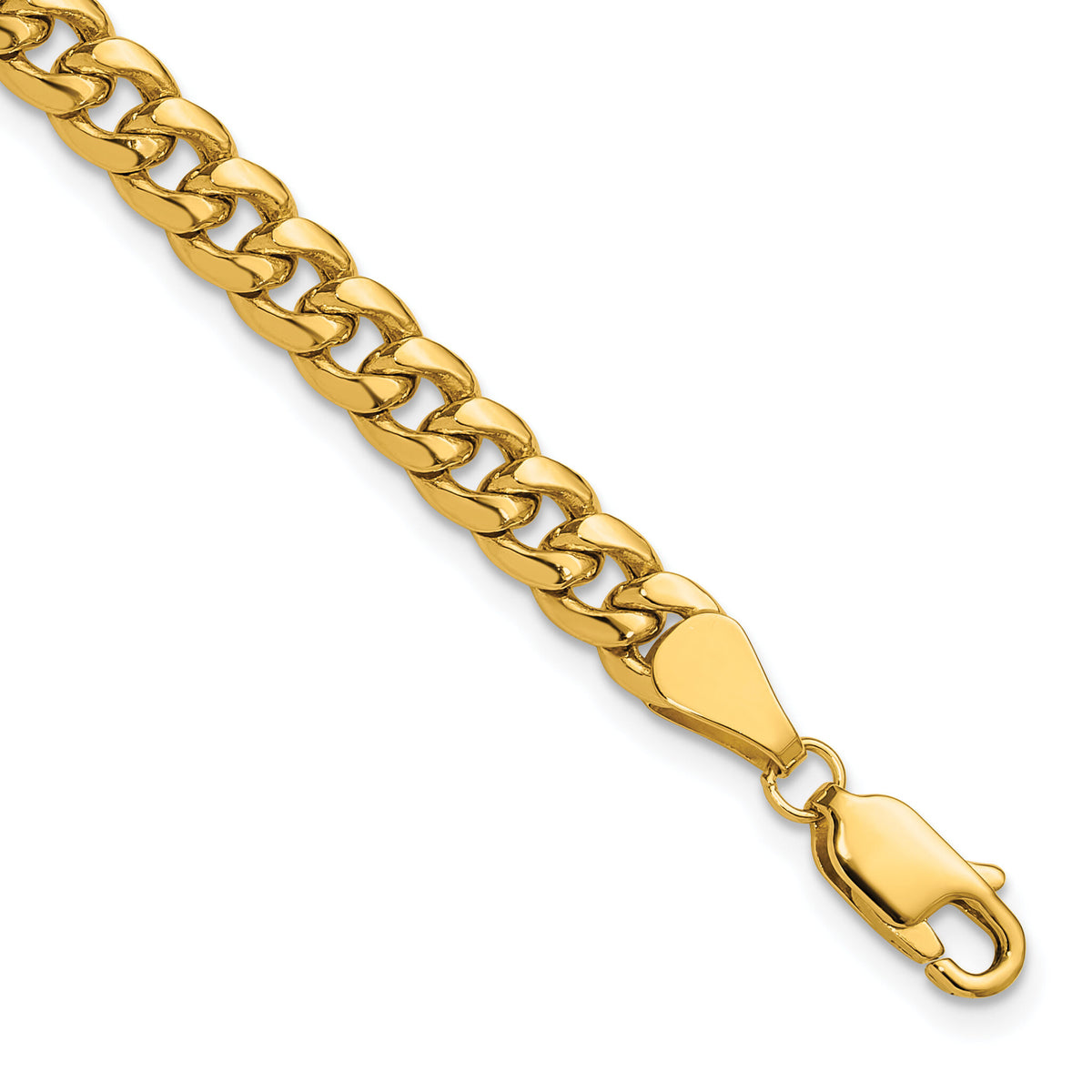 14k 5.25mm Semi-Solid Miami Cuban Chain-BC201-9