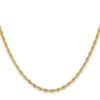 14ky 2.5mm Semi-Solid Rope Chain-BC202-22