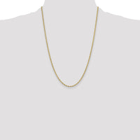 14ky 2.5mm Semi-Solid Rope Chain-BC202-24