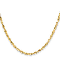14ky 3.5mm Semi-Solid Rope Chain-BC203-20