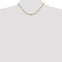 14ky 3.5mm Semi-Solid Rope Chain-BC203-16