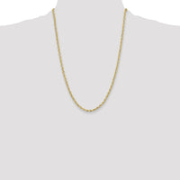 14ky 3.5mm Semi-Solid Rope Chain-BC203-24