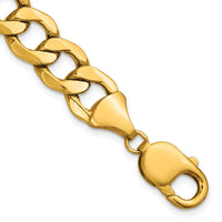 14k 11.3mm Semi-Solid Curb Chain-BC209-7