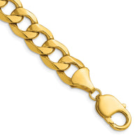 14k 11.3mm Semi-Solid Curb Chain-BC209-26