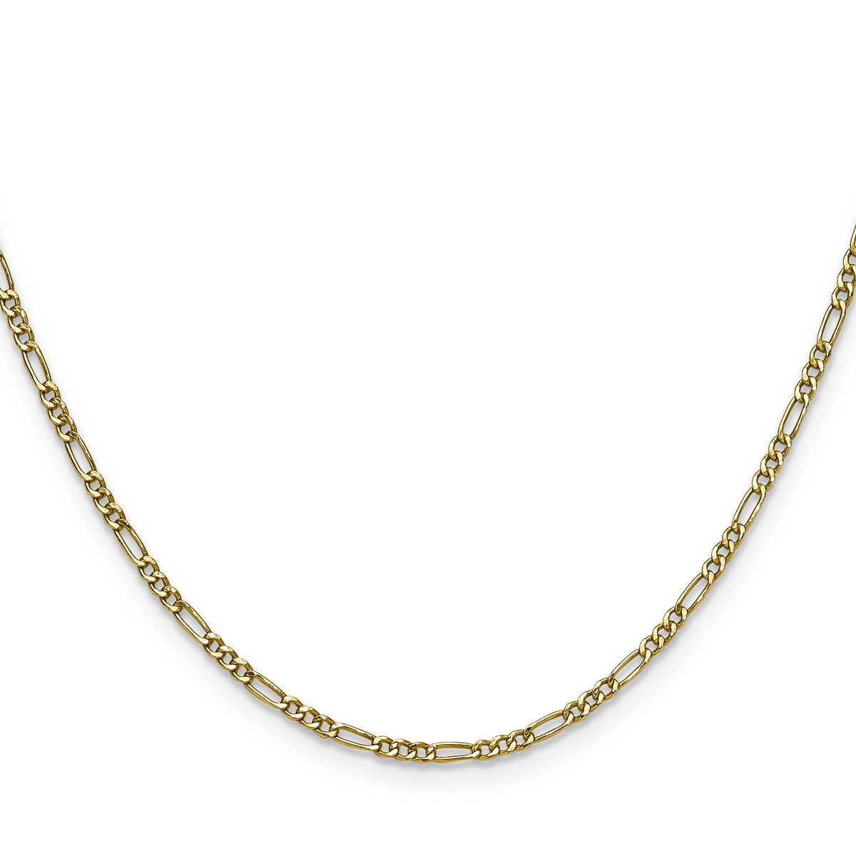 14k 1.9mm Semi-Solid Figaro Chain-BC210-30