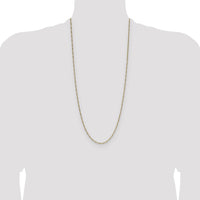 14k 1.9mm Semi-Solid Figaro Chain-BC210-30