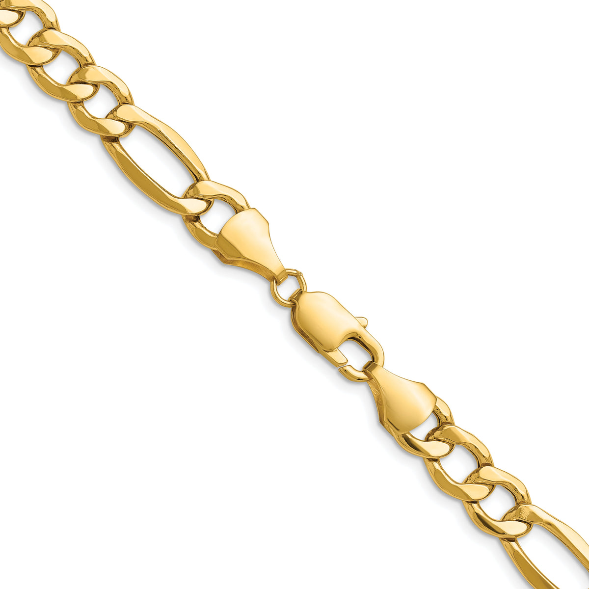 14k 9.4mm Semi-Solid Figaro Chain-BC211-26