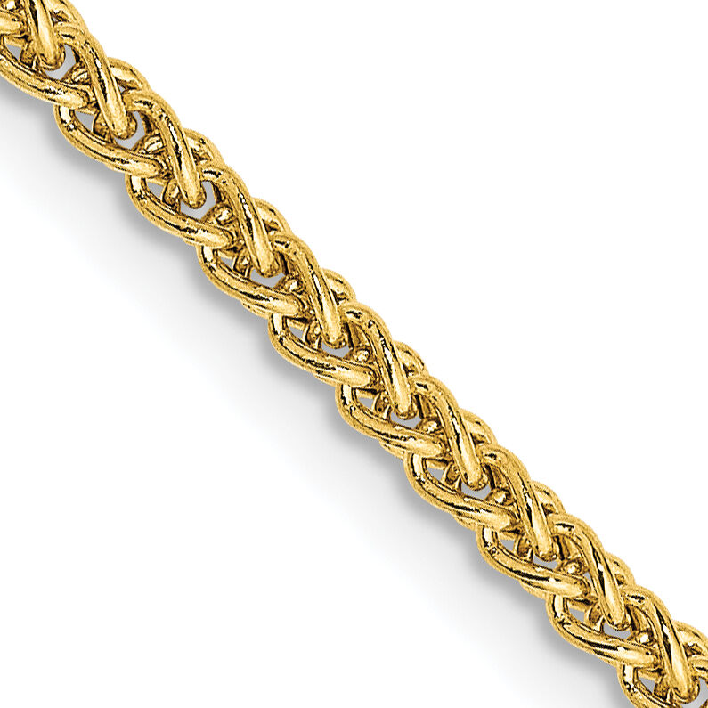 14k 2mm Semi-Solid Wheat Chain-BC76-30