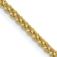 14k 2mm Semi-Solid Wheat Chain-BC76-30