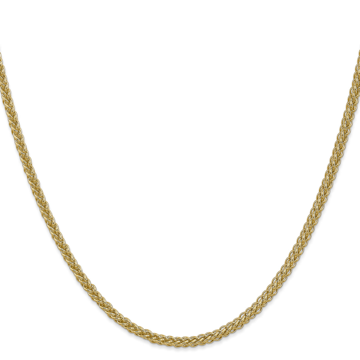 14k 2.6mm Semi-solid 3-Wire Wheat Chain-BC77-18
