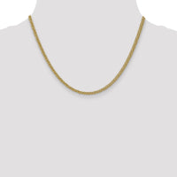 14k 2.6mm Semi-solid 3-Wire Wheat Chain-BC77-18