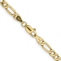14k 4.2mm Semi-Solid Figaro Chain-BC94-26