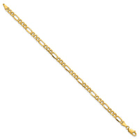 14k 4.2mm Semi-Solid Figaro Chain-BC94-9