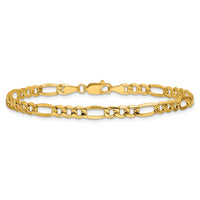 14k 4.2mm Semi-Solid Figaro Chain-BC94-8