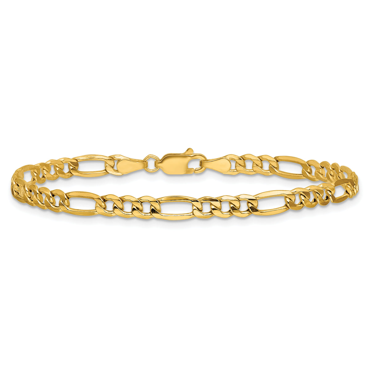 14k 4.2mm Semi-Solid Figaro Chain-BC94-9