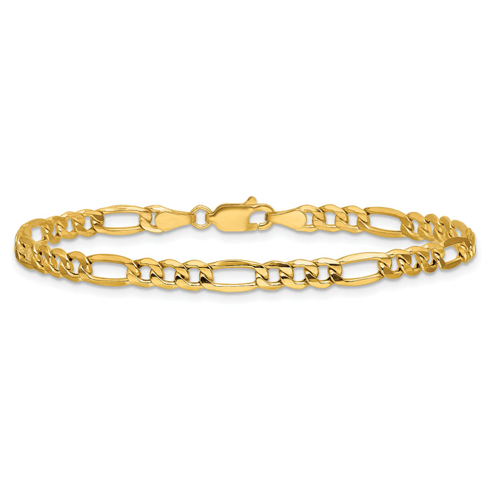14k 4.2mm Semi-Solid Figaro Chain-BC94-9