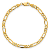 14k 4.2mm Semi-Solid Figaro Chain-BC94-7