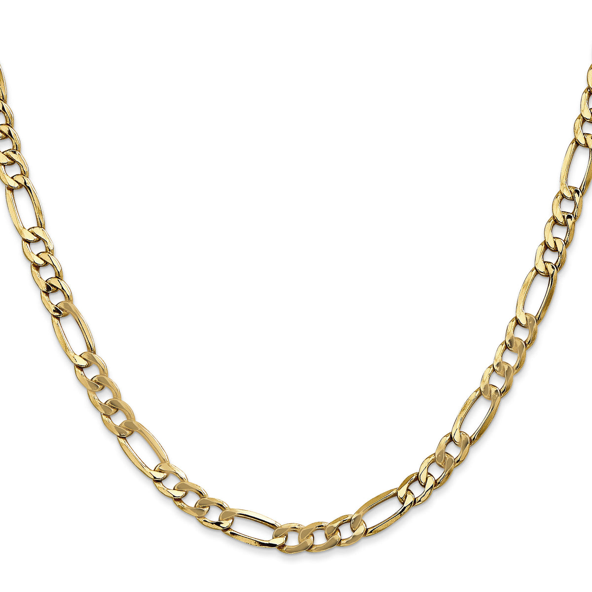14k 5.75mm Semi-Solid Figaro Chain-BC95-20