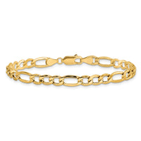 14k 5.75mm Semi-Solid Figaro Chain-BC95-7