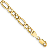 14k 5.75mm Semi-Solid Figaro Chain-BC95-8
