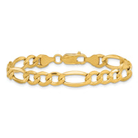 14k 7.3mm Semi-Solid Figaro Chain-BC97-9