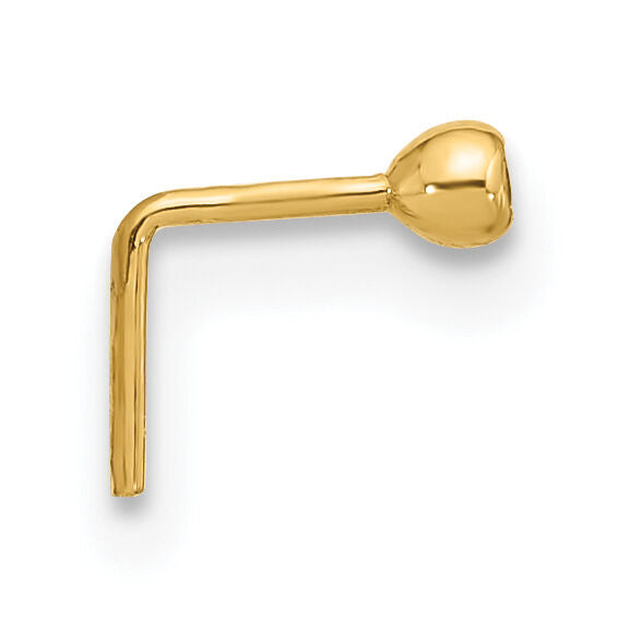 14k 23 Gauge 2.2mm CZ Nose Stud-BD106