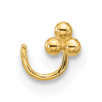14K 22 Gauge Polished Nose Ring Body Jewelry-BD162