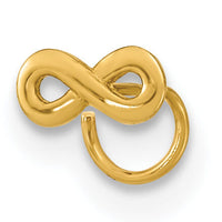 14K 22 Gauge Infinity Nose Ring Body Jewelry-BD163