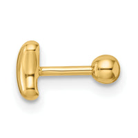 14k 18 Gauge Crescent Moon Labret Stud-BD188