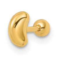14k 18 Gauge Crescent Moon Labret Stud-BD188