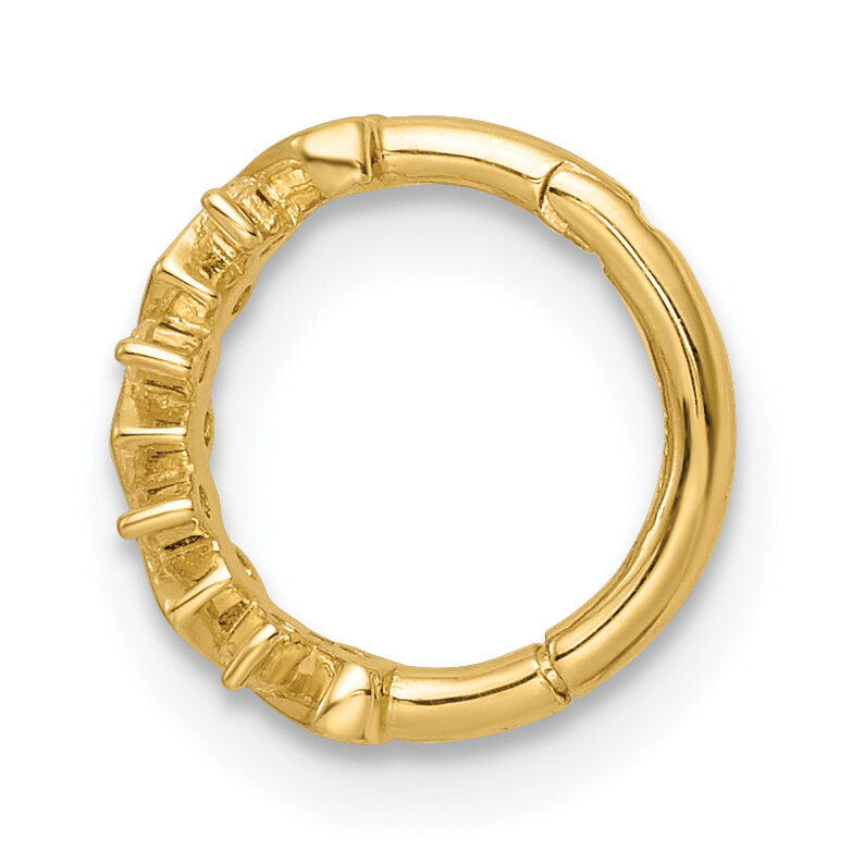 14k 16 Gauge CZ Cartilage Ring-BD193