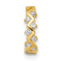 14k 16 Gauge CZ Cartilage Ring-BD193
