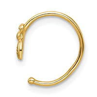 14k 18 Gauge Bumble Bee Nose Ring / Ear Cuff-BD196