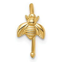 14k 18 Gauge Bumble Bee Nose Ring / Ear Cuff-BD196