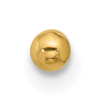 14k 22 Gauge Polished 2.5mm Ball Nose Stud-BD240