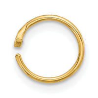 14K 20 Gauge Polished CZ Nose Ring-BD249