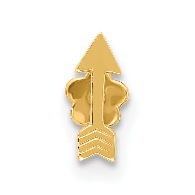 14K 18 Gauge Polished Arrow Cartilage Body Jewelry-BD252