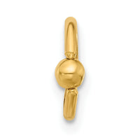 14K 16 Gauge Polished Septum Cartilage Ring-BD273