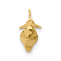14k 14 Gauge Polished Arrow with Heart Industrial Body Jewelry-BD283