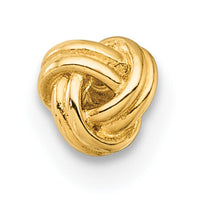 14k 18 Gauge Polished Love Knot Labret Stud-BD295