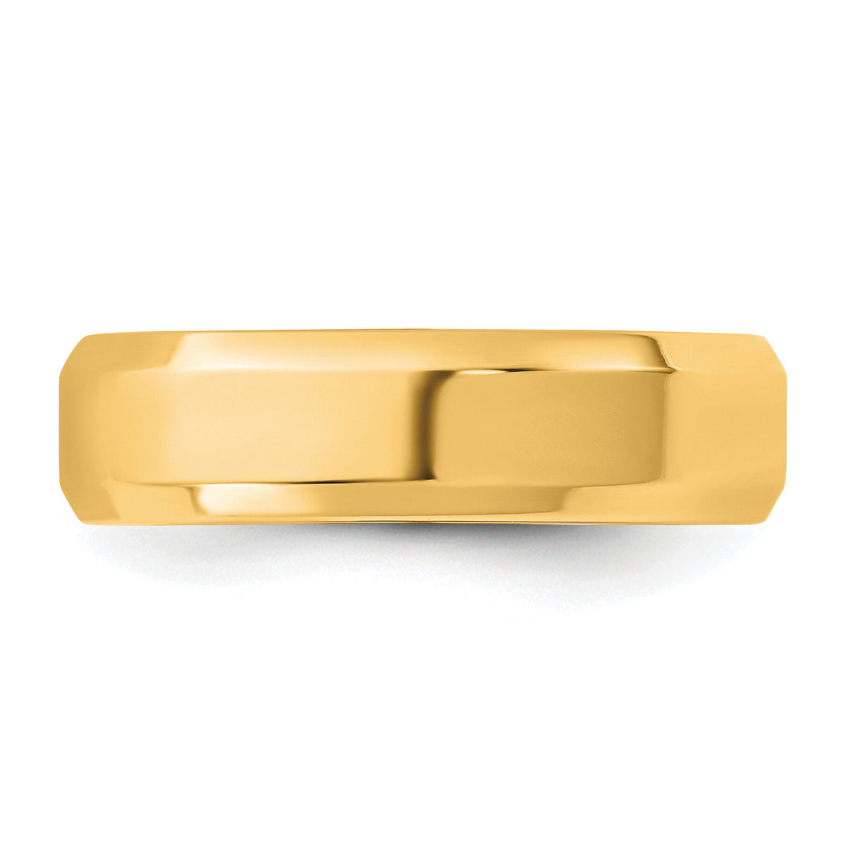14KY 5.5mm Bevel Edge Comfort Fit Band-BEC055