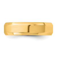 14KY 5.5mm Bevel Edge Comfort Fit Band-BEC055