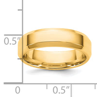 14KY 5.5mm Bevel Edge Comfort Fit Band-BEC055