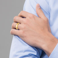 14KY 5.5mm Bevel Edge Comfort Fit Band-BEC055